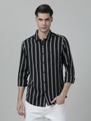 Striped Button-Down Shirt