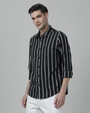 Striped Button-Down Shirt