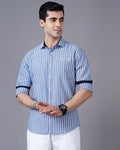 Striped Button-Down Shirt