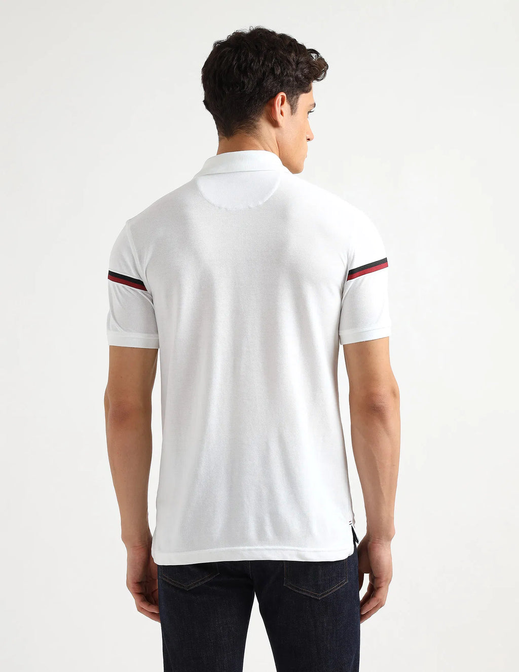 Classic Striped Polo Shirt