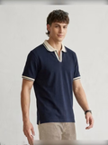 Classic Striped Polo Shirt
