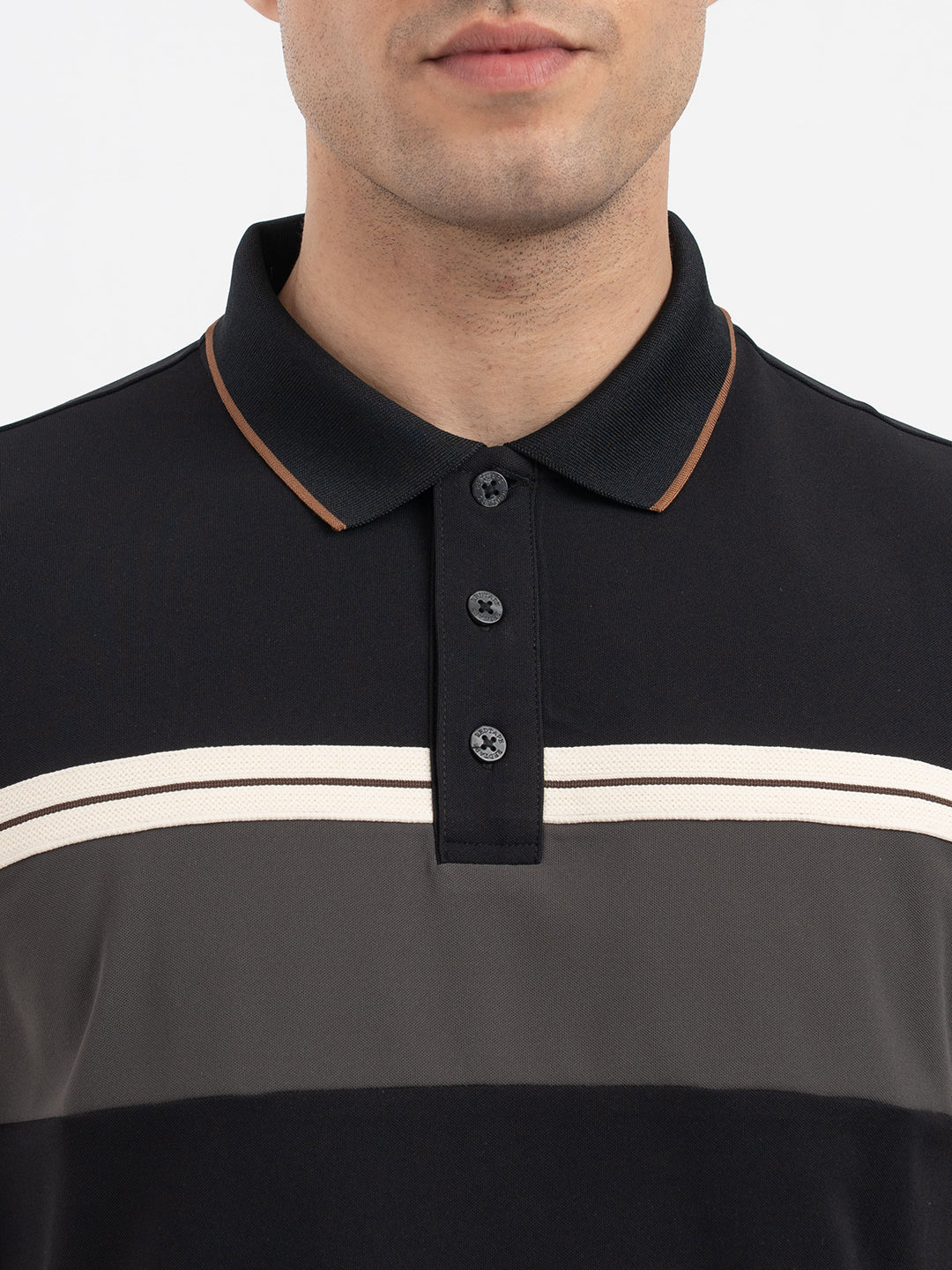 Color Block Polo Shirt