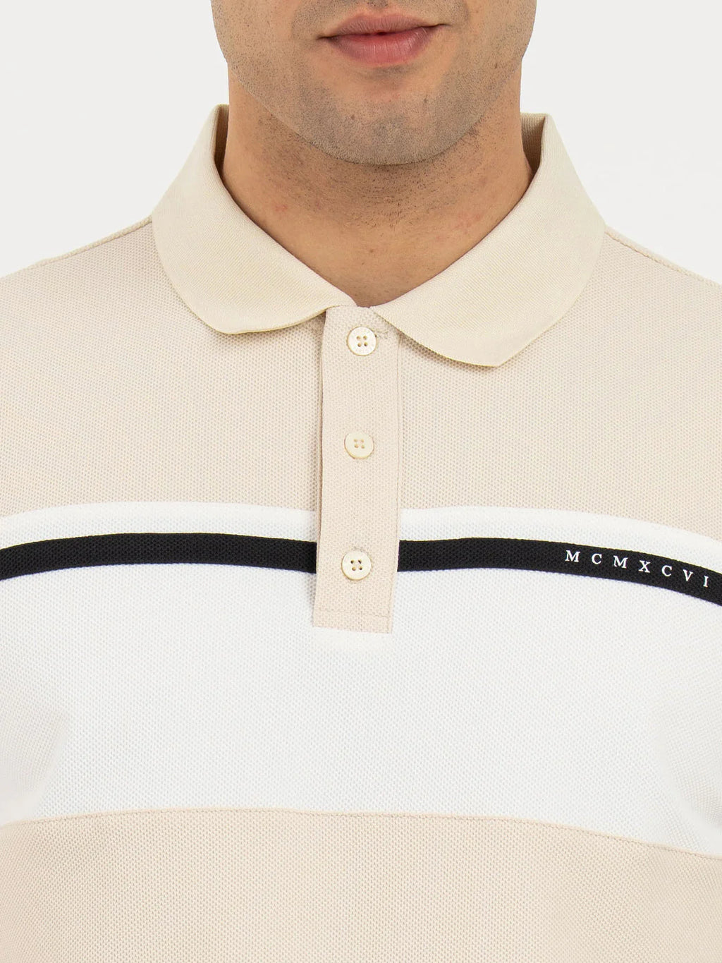Color Block Polo Shirt