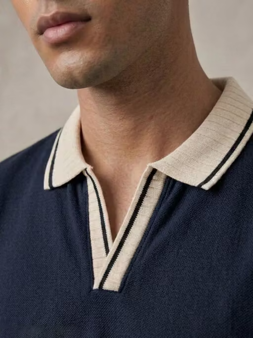 Classic Striped Polo Shirt